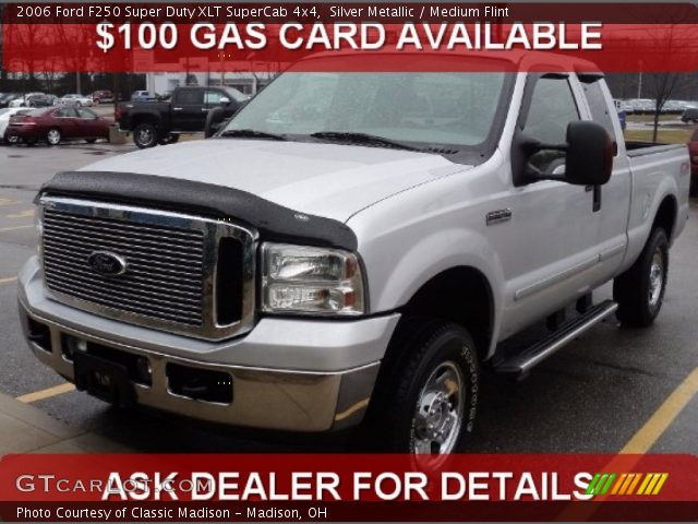 2006 Ford F250 Super Duty XLT SuperCab 4x4 in Silver Metallic