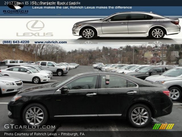 2012 Lexus ES 350 in Stargazer Black