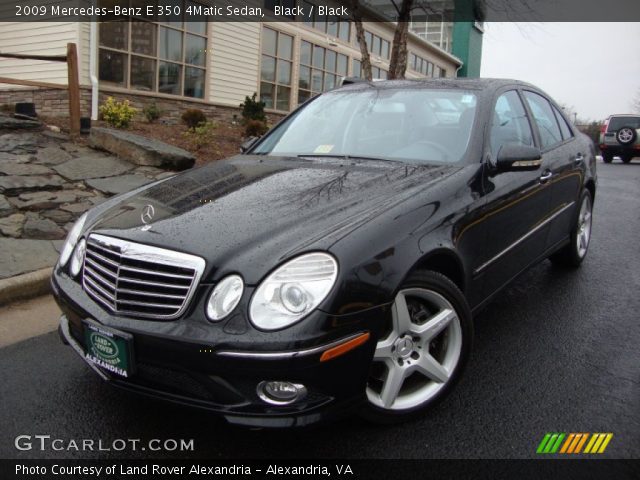 2009 Mercedes-Benz E 350 4Matic Sedan in Black