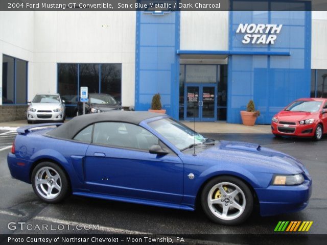 2004 Ford Mustang GT Convertible in Sonic Blue Metallic