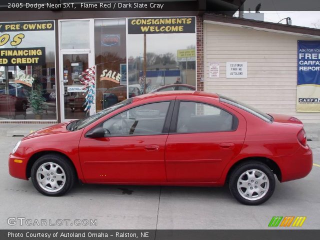2005 Dodge Neon SXT in Flame Red