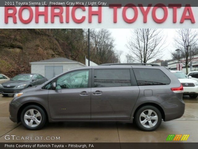 2011 Toyota Sienna LE in Predawn Gray Mica