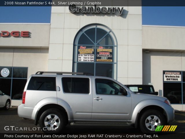 2008 Nissan Pathfinder S 4x4 in Silver Lightning