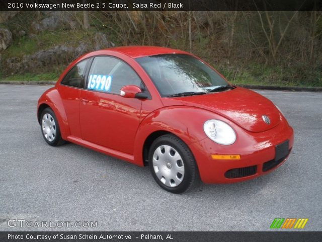 2010 Volkswagen New Beetle 2.5 Coupe in Salsa Red
