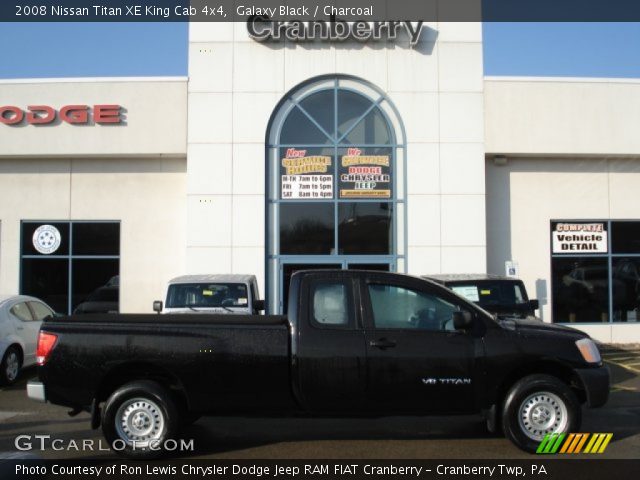 2008 Nissan Titan XE King Cab 4x4 in Galaxy Black