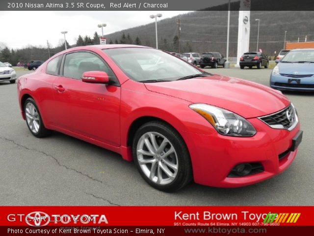 2010 Nissan Altima 3.5 SR Coupe in Red Alert