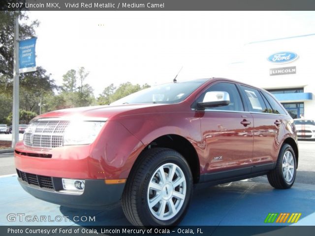 2007 Lincoln MKX  in Vivid Red Metallic