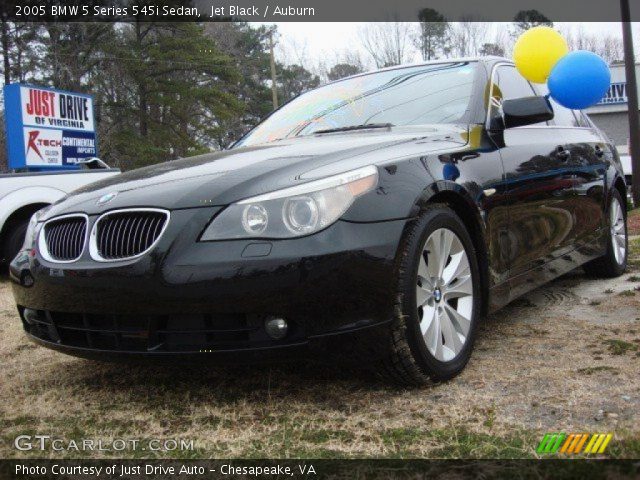 2005 BMW 5 Series 545i Sedan in Jet Black