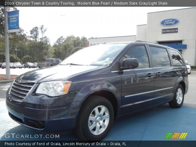 2009 Chrysler Town & Country Touring in Modern Blue Pearl