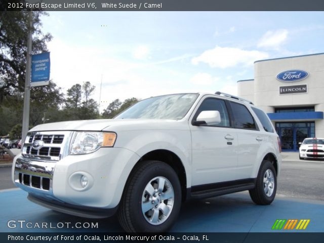 2012 Ford Escape Limited V6 in White Suede