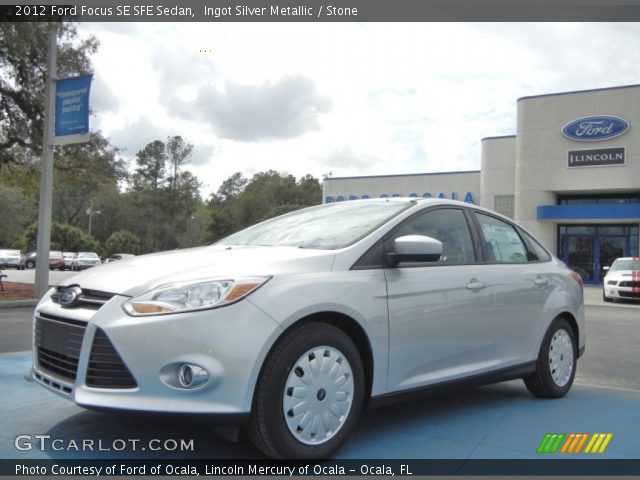 2012 Ford Focus SE SFE Sedan in Ingot Silver Metallic