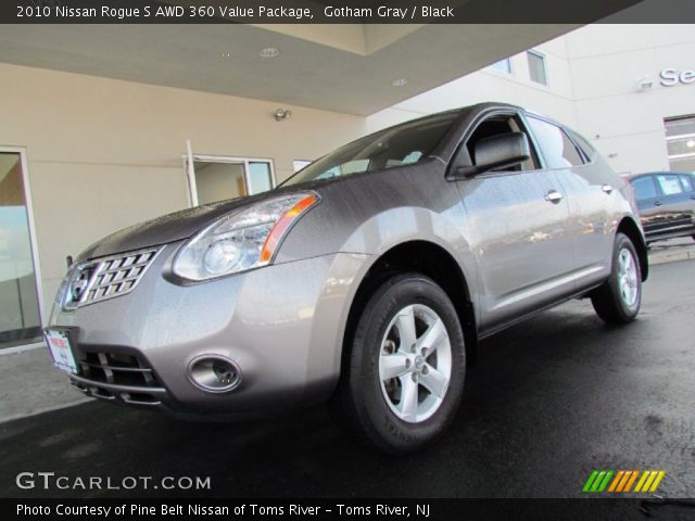 2010 Nissan Rogue S AWD 360 Value Package in Gotham Gray