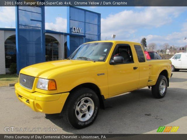 2001 Ford Ranger Edge SuperCab 4x4 in Chrome Yellow