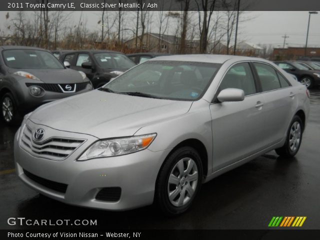 2011 Toyota Camry LE in Classic Silver Metallic