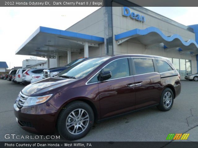 2012 Honda Odyssey EX in Dark Cherry Pearl II