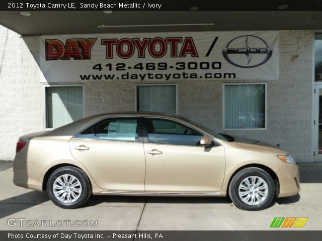 2012 Toyota Camry LE in Sandy Beach Metallic