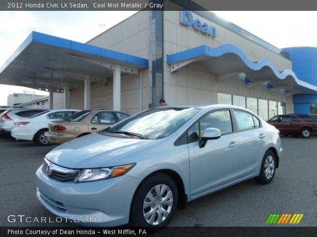 2012 Honda Civic LX Sedan in Cool Mist Metallic