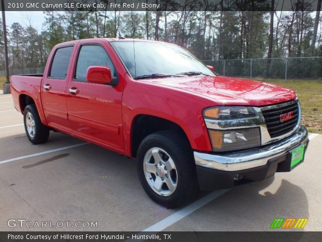 2010 GMC Canyon SLE Crew Cab in Fire Red