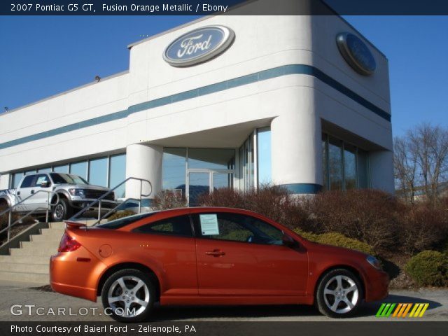 2007 Pontiac G5 GT in Fusion Orange Metallic