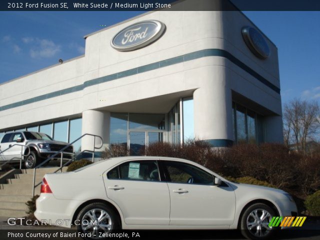 2012 Ford Fusion SE in White Suede