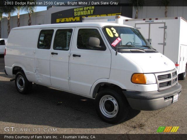 2003 Dodge Ram Van 2500 Cargo in Bright White