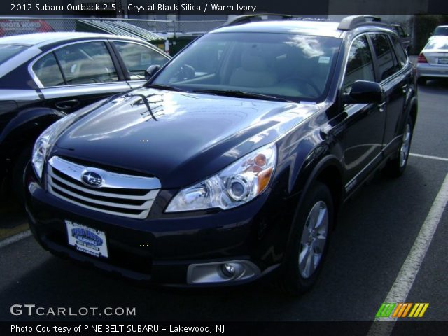 2012 Subaru Outback 2.5i in Crystal Black Silica