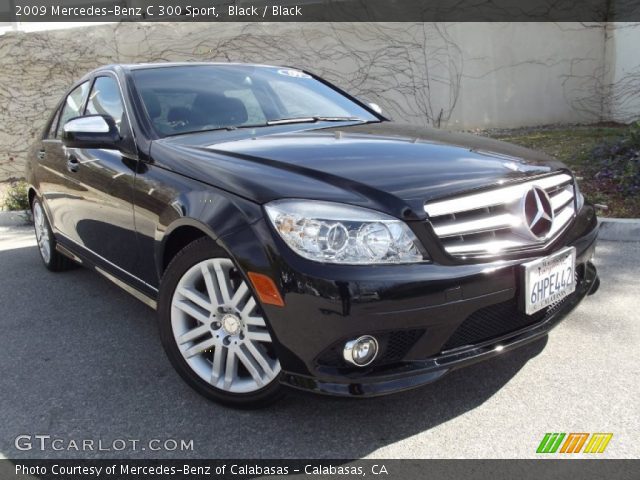 2009 Mercedes-Benz C 300 Sport in Black