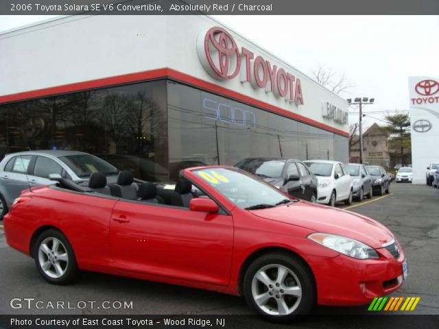 2006 Toyota Solara SE V6 Convertible in Absolutely Red