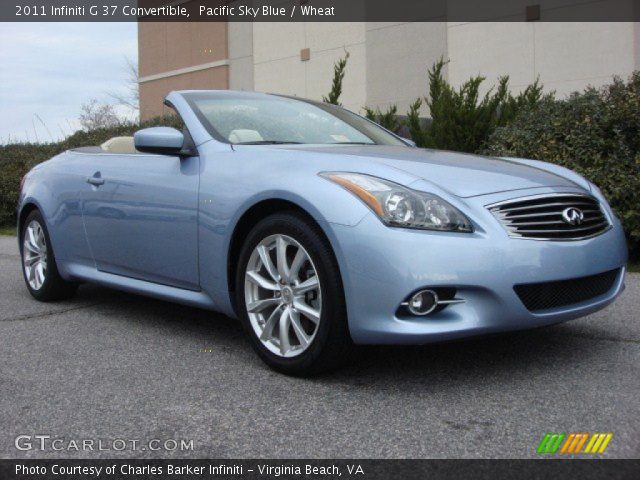 2011 Infiniti G 37 Convertible in Pacific Sky Blue