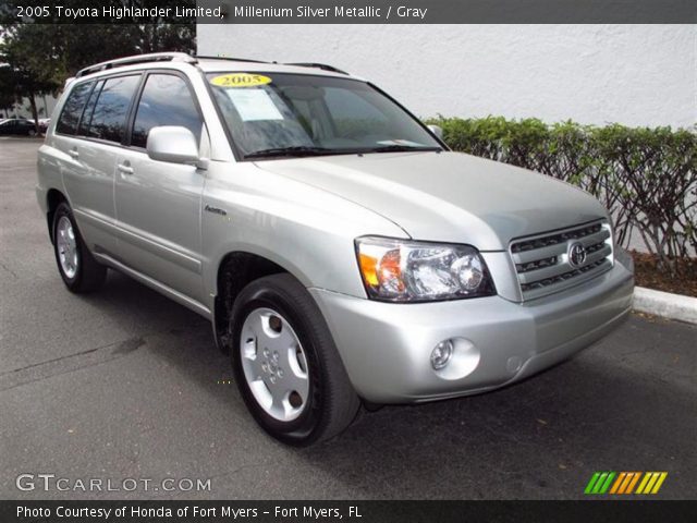 2005 Toyota Highlander Limited in Millenium Silver Metallic