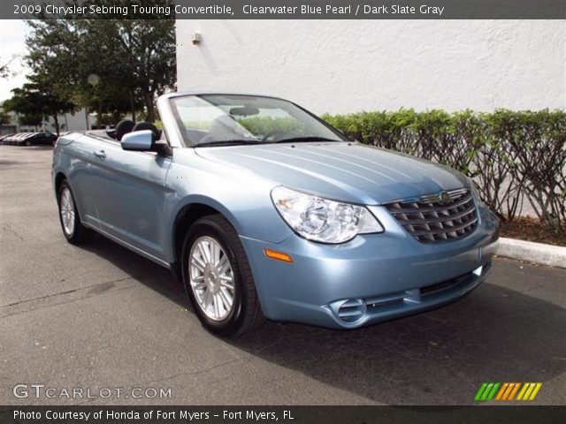 2009 Chrysler Sebring Touring Convertible in Clearwater Blue Pearl