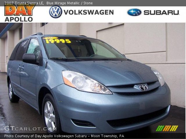 2007 Toyota Sienna LE in Blue Mirage Metallic