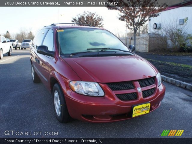 2003 Dodge Grand Caravan SE in Inferno Red Tinted Pearl