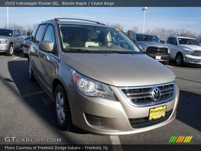 2009 Volkswagen Routan SEL in Blonde Maple