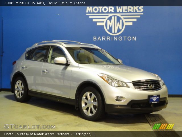 2008 Infiniti EX 35 AWD in Liquid Platinum