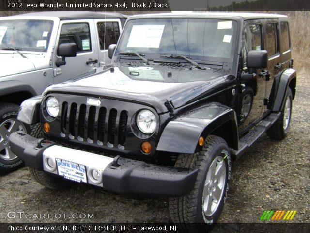2012 Jeep Wrangler Unlimited Sahara 4x4 in Black
