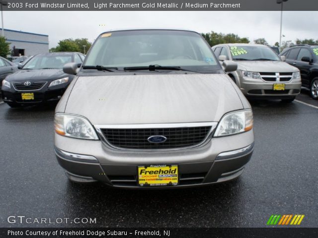 2003 Ford Windstar Limited in Light Parchment Gold Metallic
