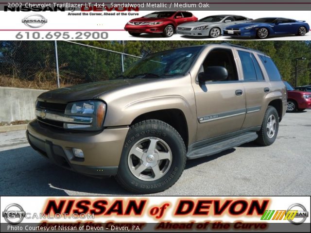 2002 Chevrolet TrailBlazer LT 4x4 in Sandalwood Metallic