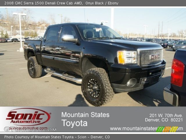 2008 GMC Sierra 1500 Denali Crew Cab AWD in Onyx Black