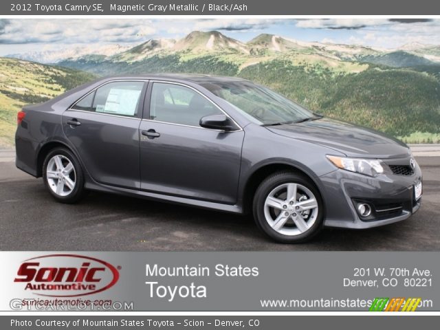 2012 Toyota Camry SE in Magnetic Gray Metallic