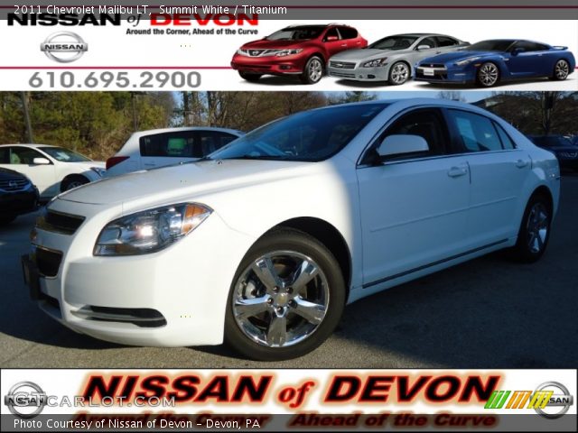 2011 Chevrolet Malibu LT in Summit White