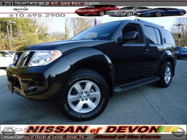 2011 Nissan Pathfinder SV 4x4 in Super Black