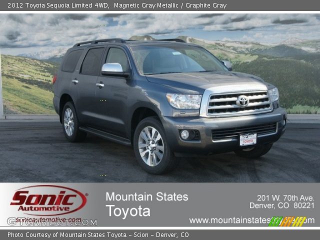 2012 Toyota Sequoia Limited 4WD in Magnetic Gray Metallic