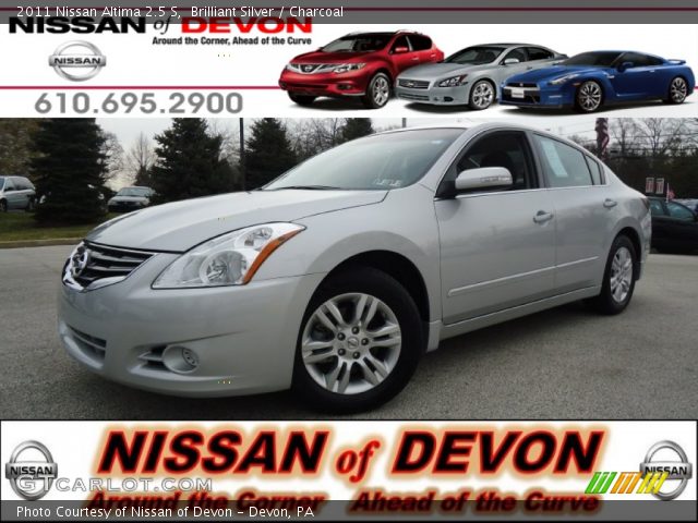 2011 Nissan Altima 2.5 S in Brilliant Silver