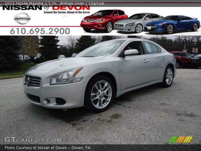 2011 Nissan Maxima 3.5 SV in Brilliant Silver