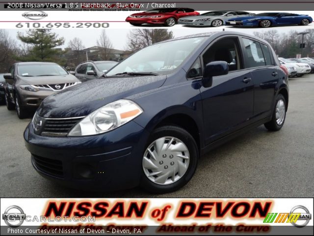 2008 Nissan Versa 1.8 S Hatchback in Blue Onyx