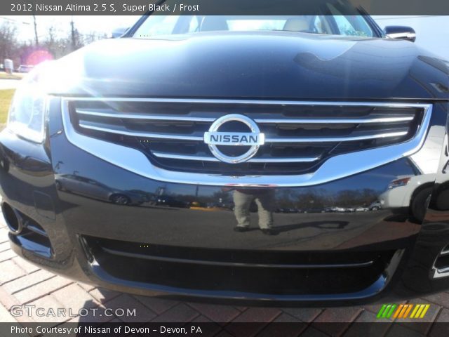 2012 Nissan Altima 2.5 S in Super Black