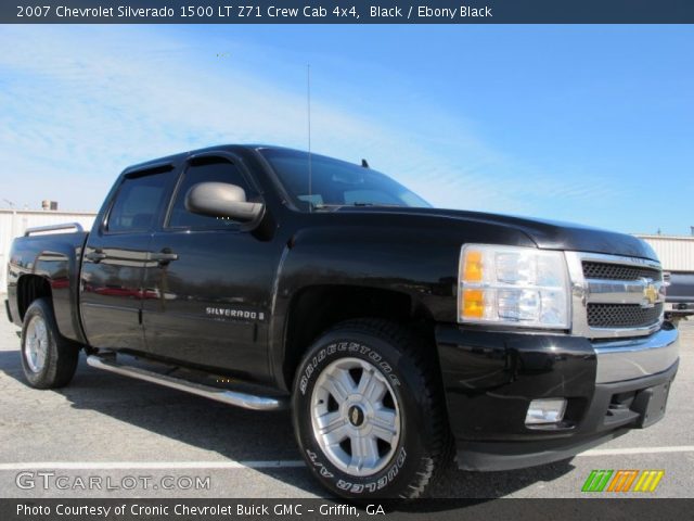 2007 Chevrolet Silverado 1500 LT Z71 Crew Cab 4x4 in Black