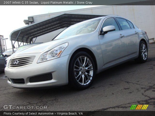 2007 Infiniti G 35 Sedan in Liquid Platinum Metallic