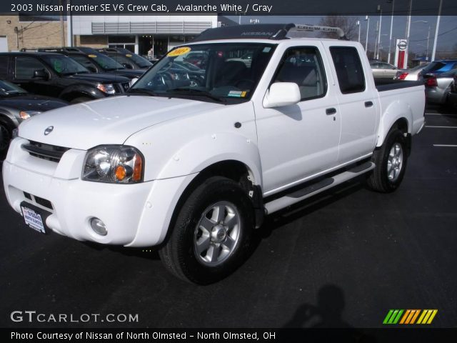 2003 Nissan Frontier SE V6 Crew Cab in Avalanche White